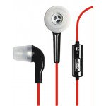 Wholesale KIK 666 Stereo Earphone Headset with Mic (666 Black - Red)